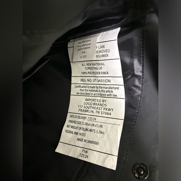 Black Baltimore Ravens Puff Tote Bag - Picture 5 of 7